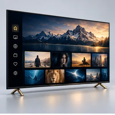 Illustration: Smart TV für IPTV